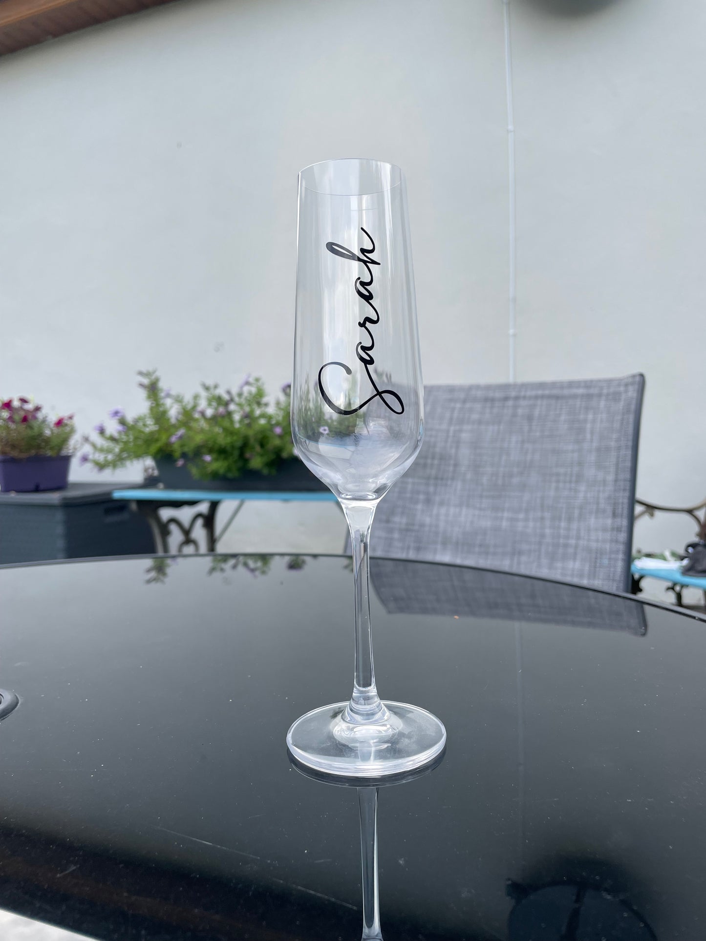 Vinyl Champagne Flute