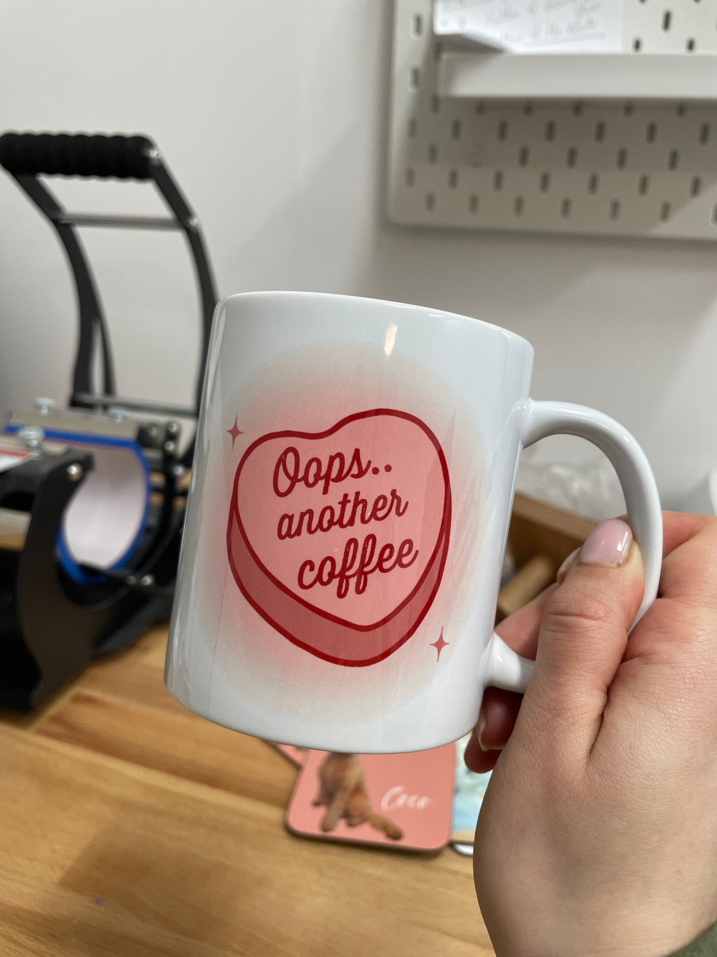 Oops another coffee mug and coaster set
