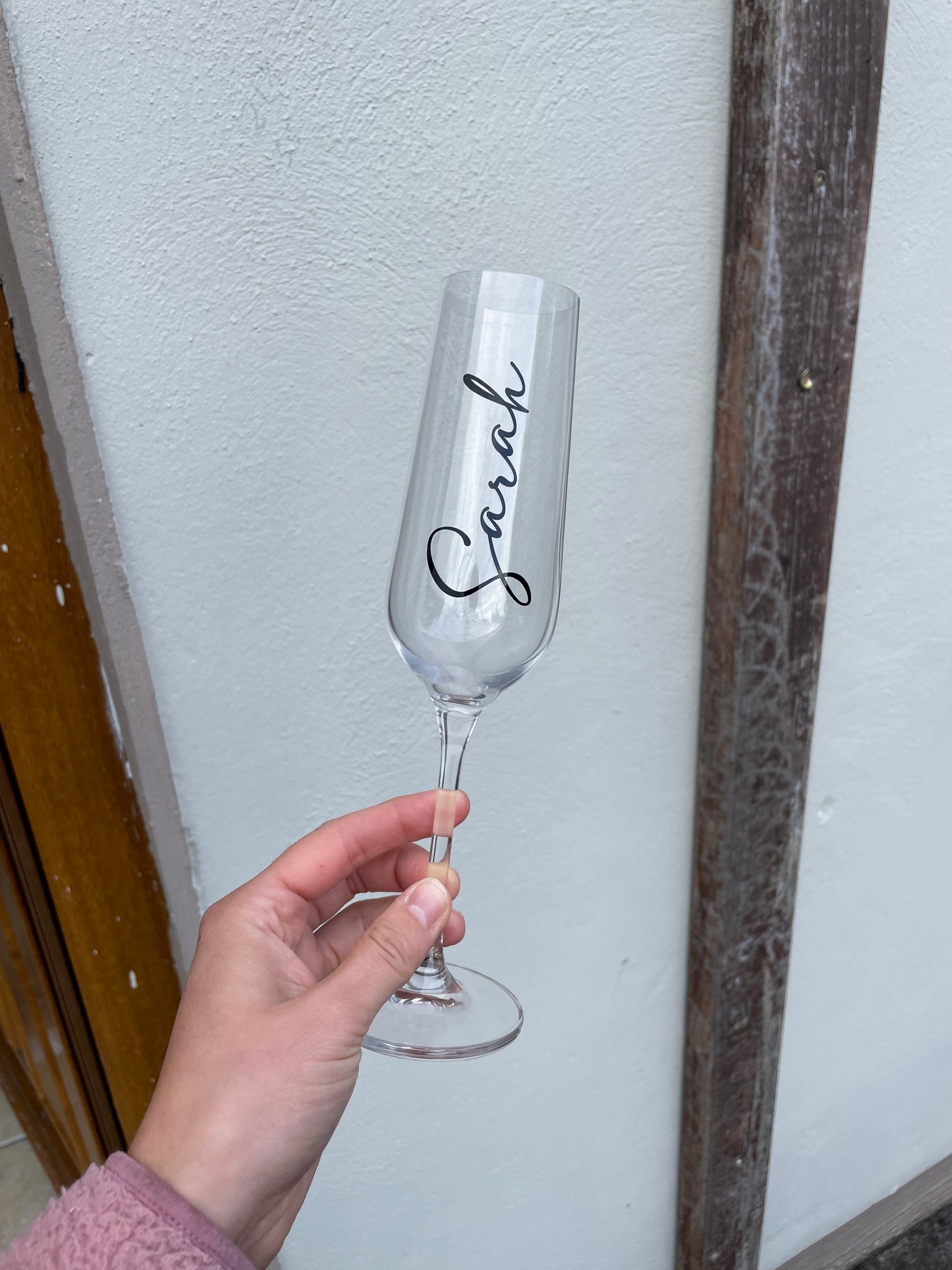 Vinyl Champagne Flute