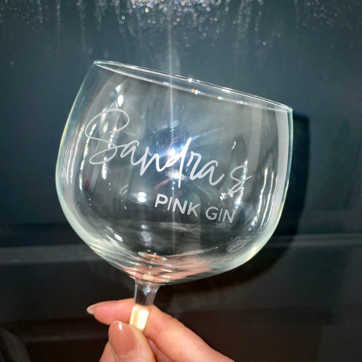 Personalised Gin Glass