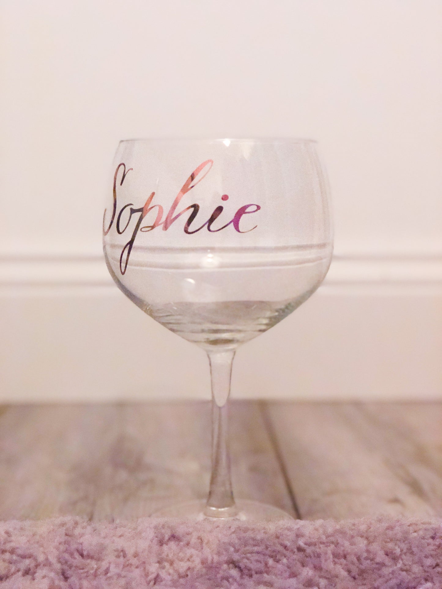 Personalised Gin Glass