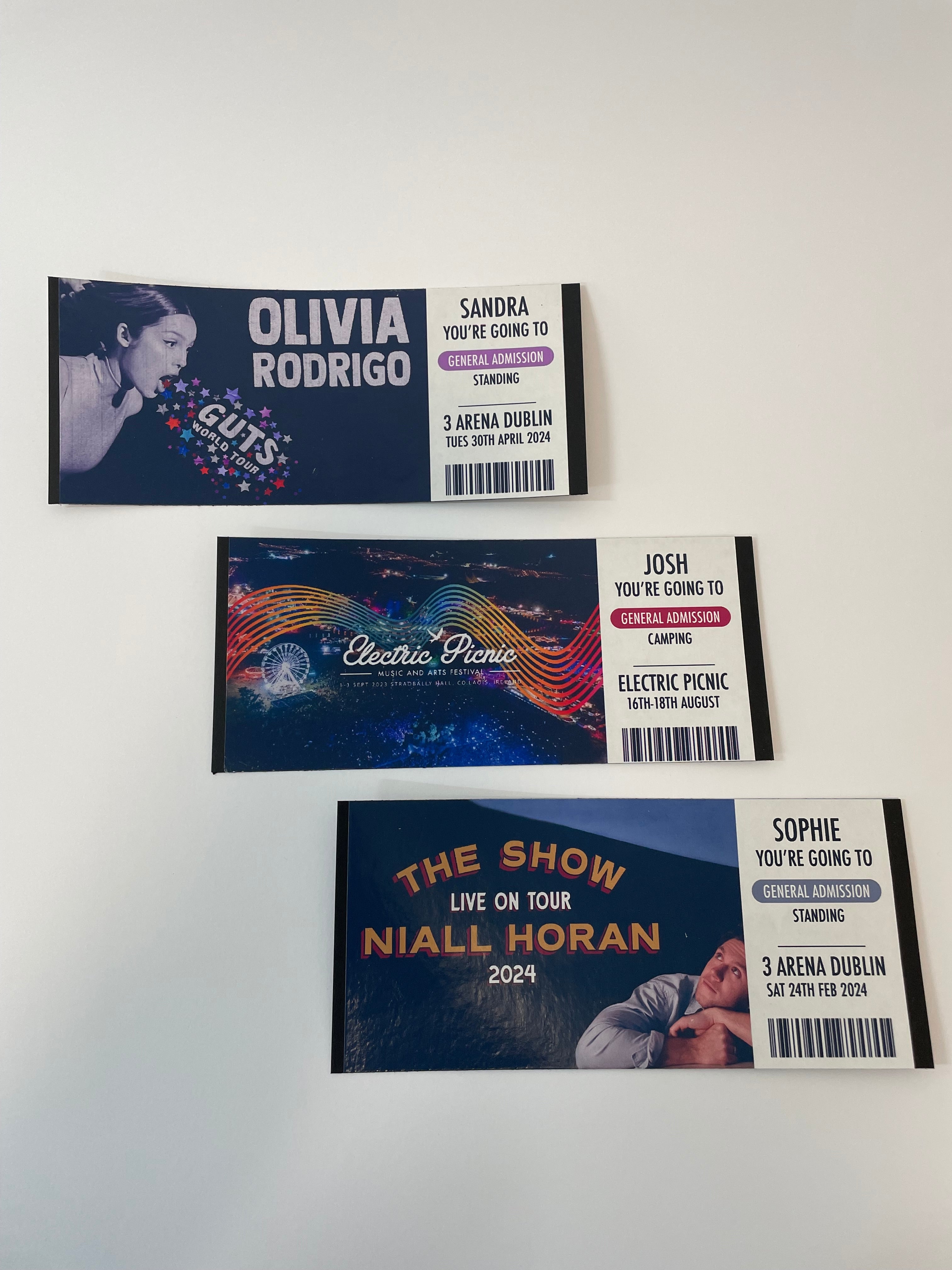 Create Custom Concert Tickets Custom Event / Concert Ticket – Sarah Doyle Design
