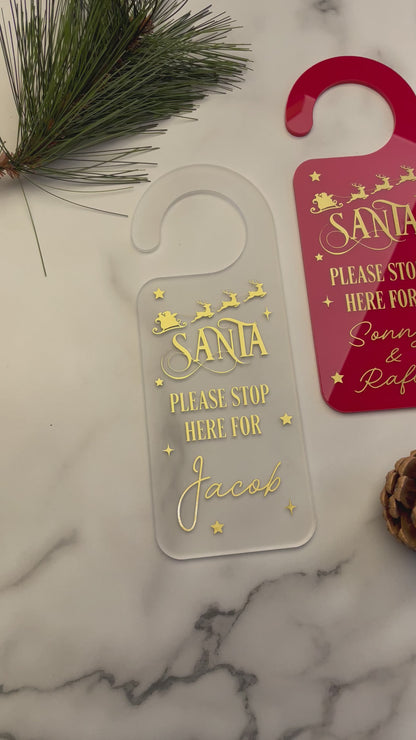 Christmas door hangers