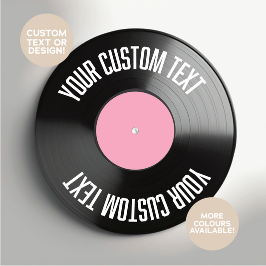 Custom 12'' Vinyl Record Home Decor
