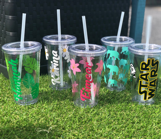 Clear Acrylic Tumbler